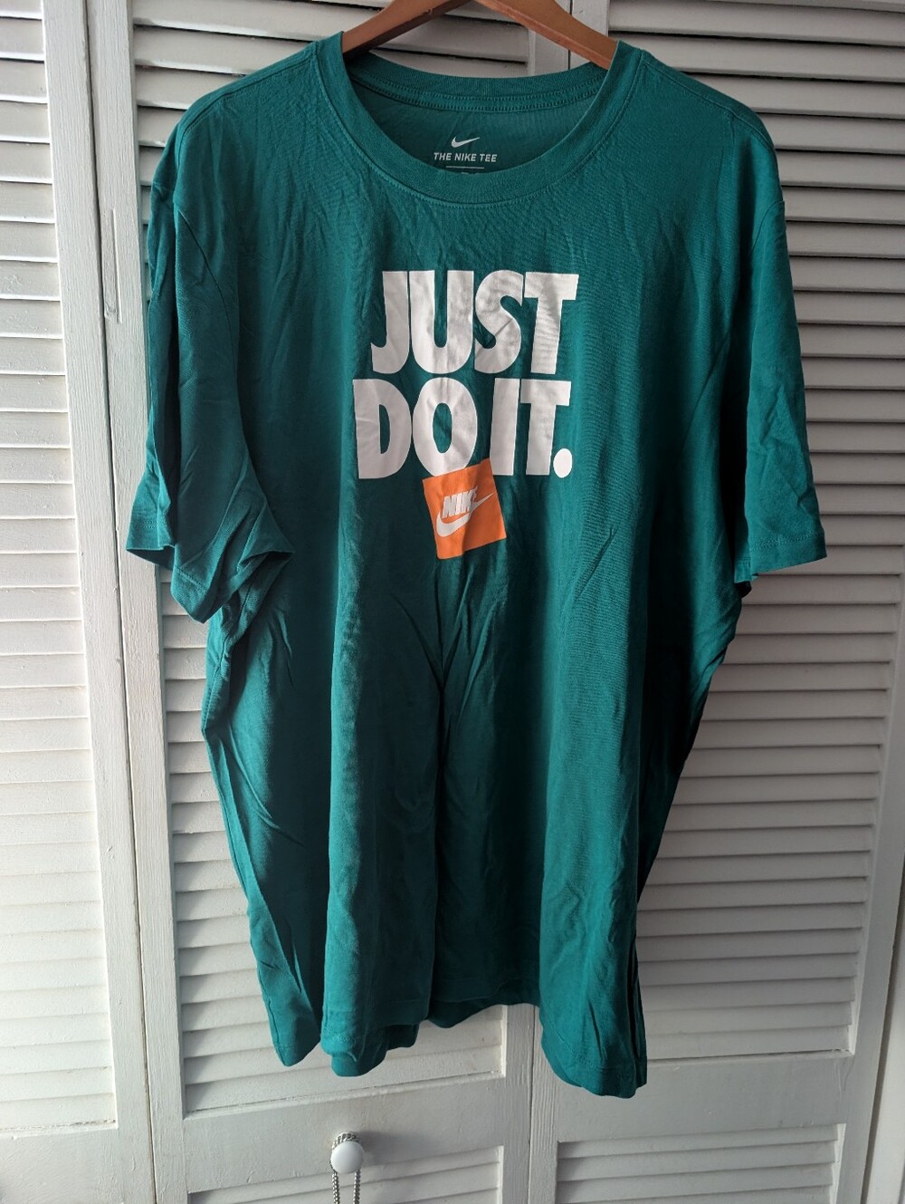 Nike Teal 'Just Do It.' Graphic Short Sleeve Tee